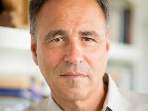 Anthony Horowitz picked up the Dagger In The Library award (CWA/PA)