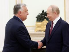 Mr Orban met Mr Putin in Moscow (Sputnik, Kremlin Pool Photo via AP)