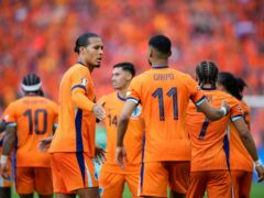 Can Virgil van Dijk (left) and the Netherlands secure their place in the quarter-finals? (AP Photo/Ebrahim Noroozi)