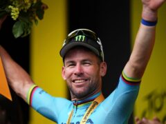 Mark Cavendish claimed a record 35th Tour de France stage win (Daniel Cole/AP)
