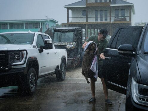 Beryl has again strengthened into hurricane force (Houston Chronicle via AP)