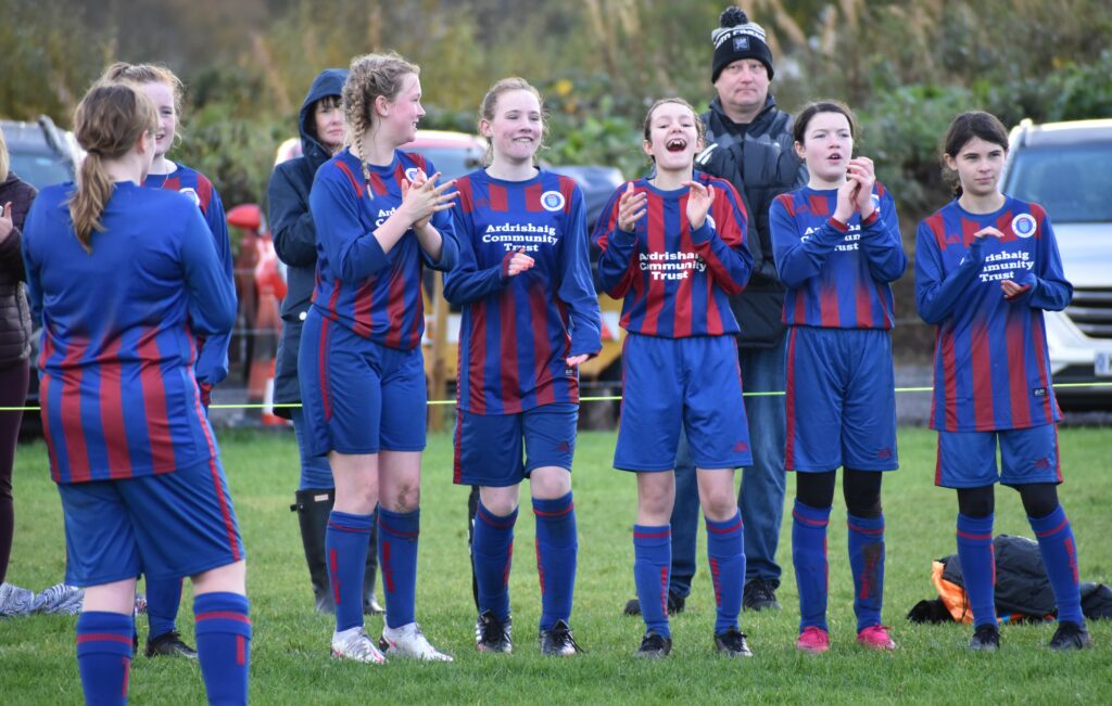 Lochgilphead subs get involved on the sidelines.