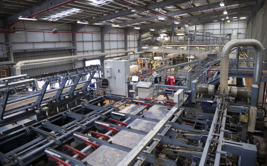 The extensive production facility at the Corpach Mill.  Photograph: Iain Ferguson, alba.photos

NO F48 BSW Visit 07