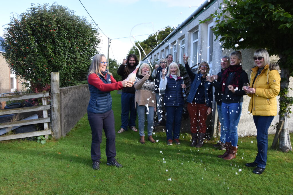 October – Pirnmill villagers celebrate taking ownership of the Pirnmill Village Hall after operating it on a lease basis for 30 years.