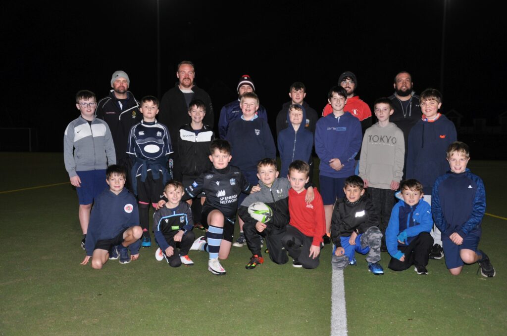 November - Arran Junior Rugby Club saw a welcome resurgence with many new players joining the evening training sessions.