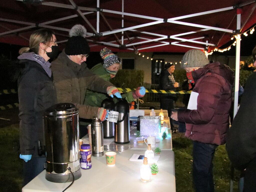 Hot drinks were served by Jennifer Conley, Trish Collins and Marlene Baillie.