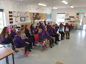 Strontian Primary pupils and staff who thoroughly enjoyed the online event with writer Cressida Cowell last week. NO F13 Strontian Primary School