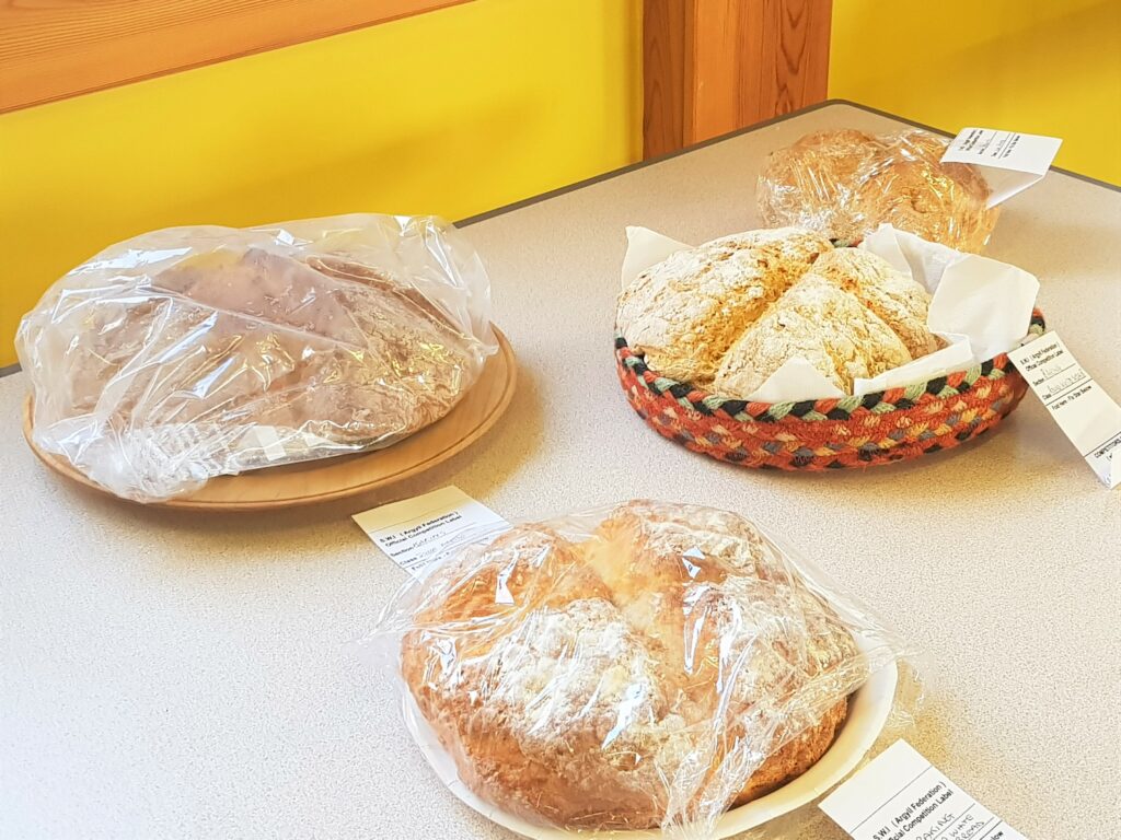 Soda bread was one of the most popular competitions in the baking section.