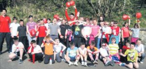 In 2012: Dalintober Primary School pupils completed their Sport Relief Mile recently. The P6 and P7 children had a great time raising money for the cause, and had been doing circuit training with Active Schools co-ordinator Robbie Kupris to build up their stamina.