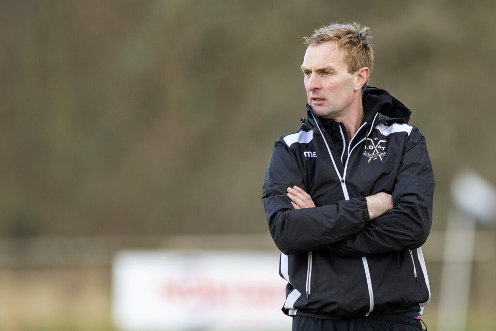 Lovat manager for the day Euan Ferguson.  Photograph: Neil Paterson.