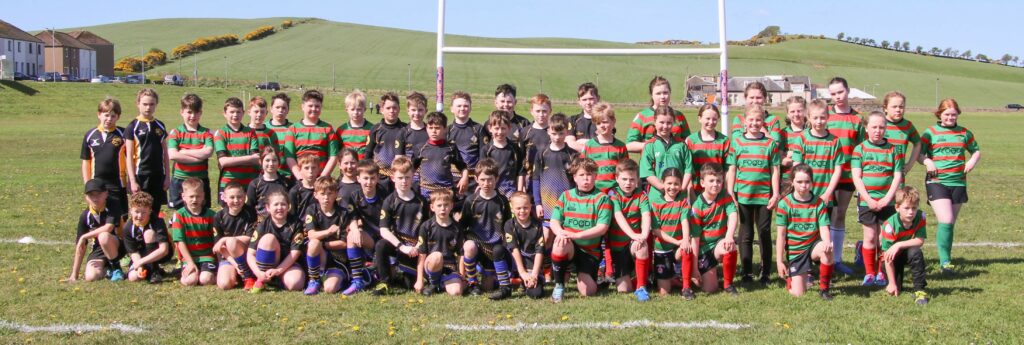 Teams from Mid Argyll, Oban and Taynuilt joined the hosts in Campbeltown for the second summer Dalriada rugby competition.