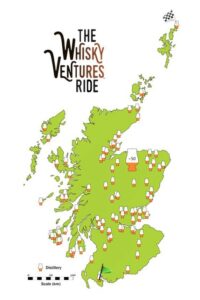 Rob will visit every single-malt distillery in Scotland during his 2,000 mile fundraising cycle.