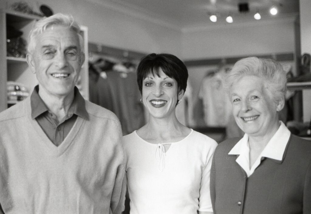 John and Iris Mansfield with daughter Lorna who will be taking over what must be one of the older retail businesses on Arran. Lorna will be running The Old Byre Showroom at Auchencar and The Sheepskin Shop in Brodick which she has just reopened after a sophisticated refurbishment.