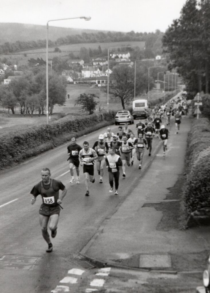 Runners set off towards the mountain in the Scottish Co-op Goatfell Hill Race which saw 89 runners competing in Arran Runners race.