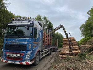The funding promotes timber transport projects that benefit rural communities. Photograph: Creel Consulting. NO F22 Creel Consulting copyright