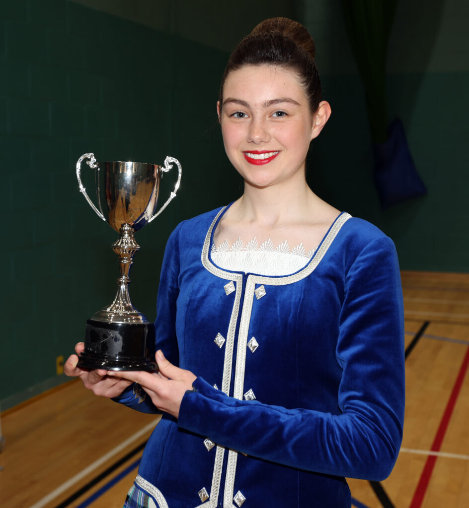 Lily Kelman was the Highland Winner and the 12-and-under-16 Scottish National Challenge Winner.