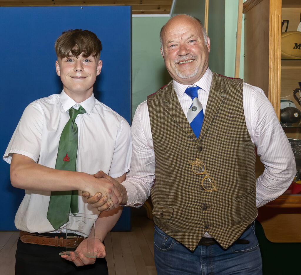 Under 16s Young Player of the Year Reece Lawrie. Photograph: Stephen Lawson.