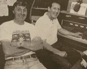 In 1997: Jack Barrett and John Campbell at KCT.
