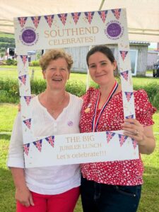 Inez Ronald and Louise Millar, the main organisers of Southend's Platinum Jubilee celebrations.