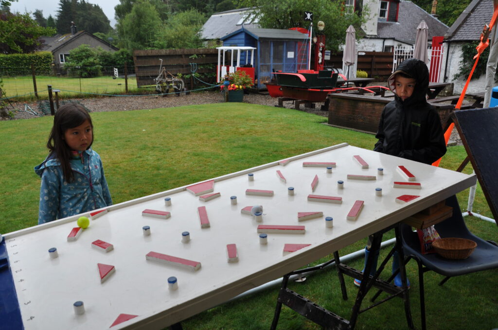 Pinball wizards try their hand at the traditional maze game.