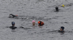 Some of those who took part in Saturday's swim in Loch Linnhe. Photograph: Iain Ferguson, alba.photos NO-F30-Saturday-Swimmers-02