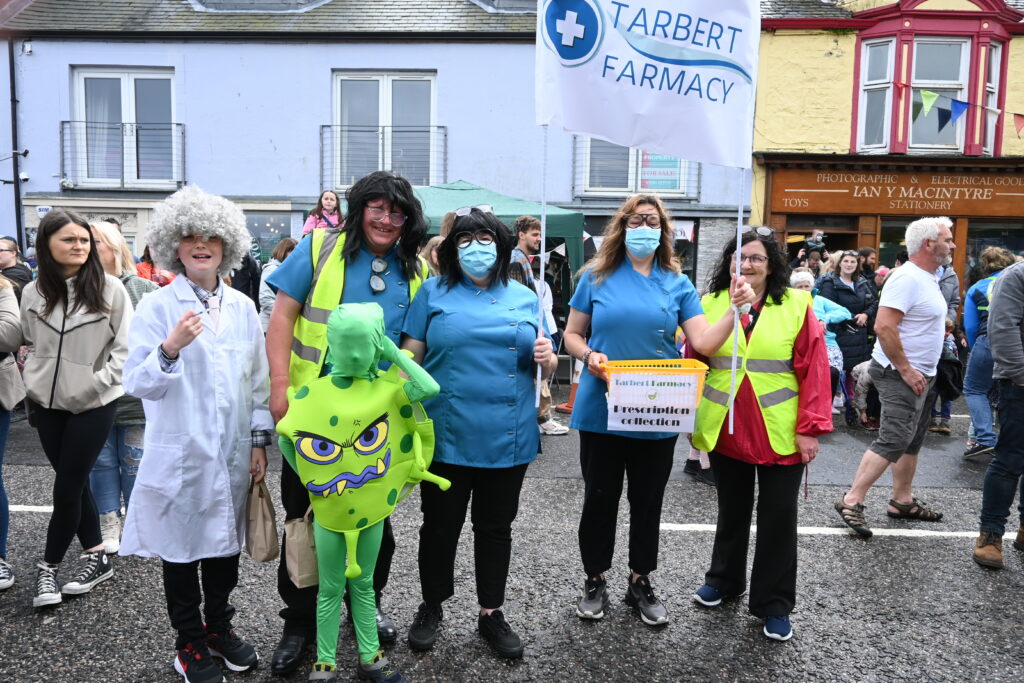 Tarbert Farmacy in the Down on the Farm parade.