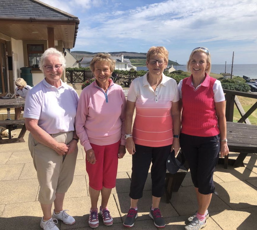 Elizabeth Kelso, Pat Adamson, Fiona Henderson and Alice Anderson will attend the SWI national golf competition.
