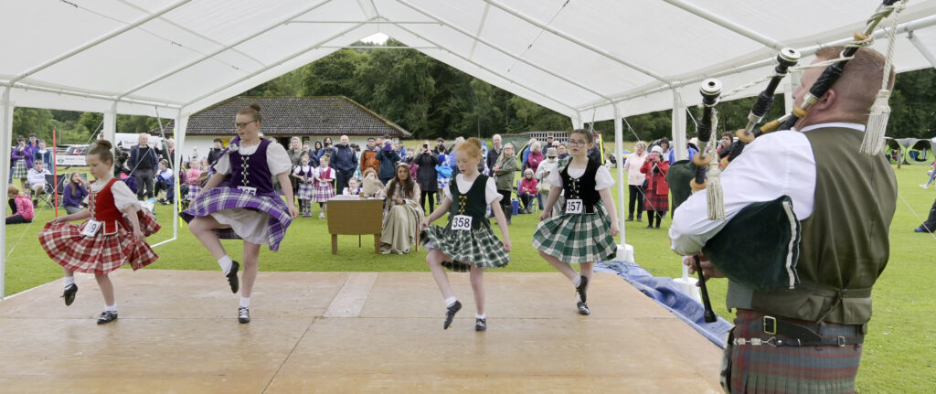 Dancers perform the 'Flora MacDonald's Fancy'. Photograph: Iain Ferguson, alba.photos.