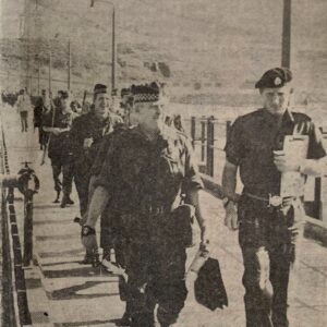 1972: The Argylls embarking for Northern Ireland.