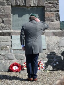 Councillor Tommy Macpherson laid a wreath on behalf of Argyll and Bute Council.