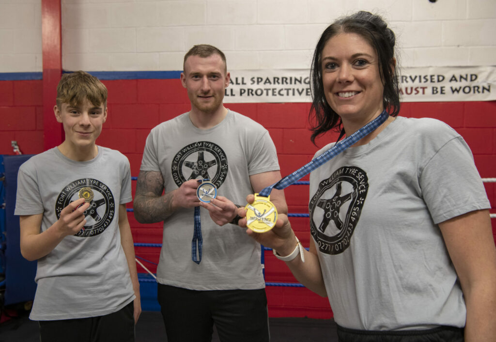 Lochaber boxers take gold, silver and bronze at championships