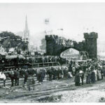 The opening of the West Highland Railway in Fort William on Saturday, August 11, 1894. Photograph: Highland Libraries / www.ambaile.org.uk NO F07 Fort railway