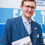 Leading the call to remove what he slammed as 'undemocratic' votes for churches, is Fraser Sutherland, pictured, the Chief Executive of Humanist Society Scotland. NO F19 Fraser Sutherland 02