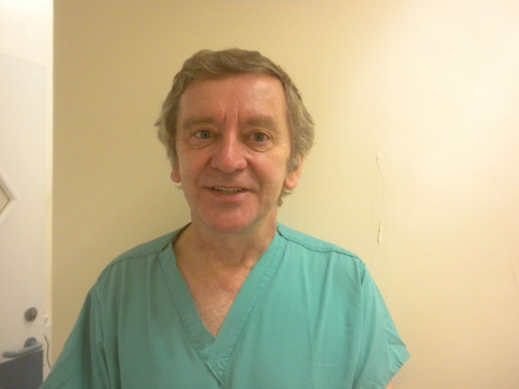 Steve Gilbert, consultant in anaesthetics and pain medicine, author of the latest update on progress to replace the Belford Hospital. NO F22 Dr Steve Gilbert 02