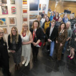Students and tutors at the exhibition staged in Fort William. Photograph: Iain Ferguson, alba.photos NO F22 Student showcase 01