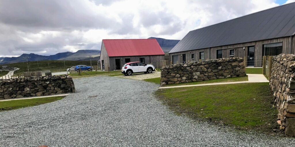 The new housing at Staffin. NO F23 staffin