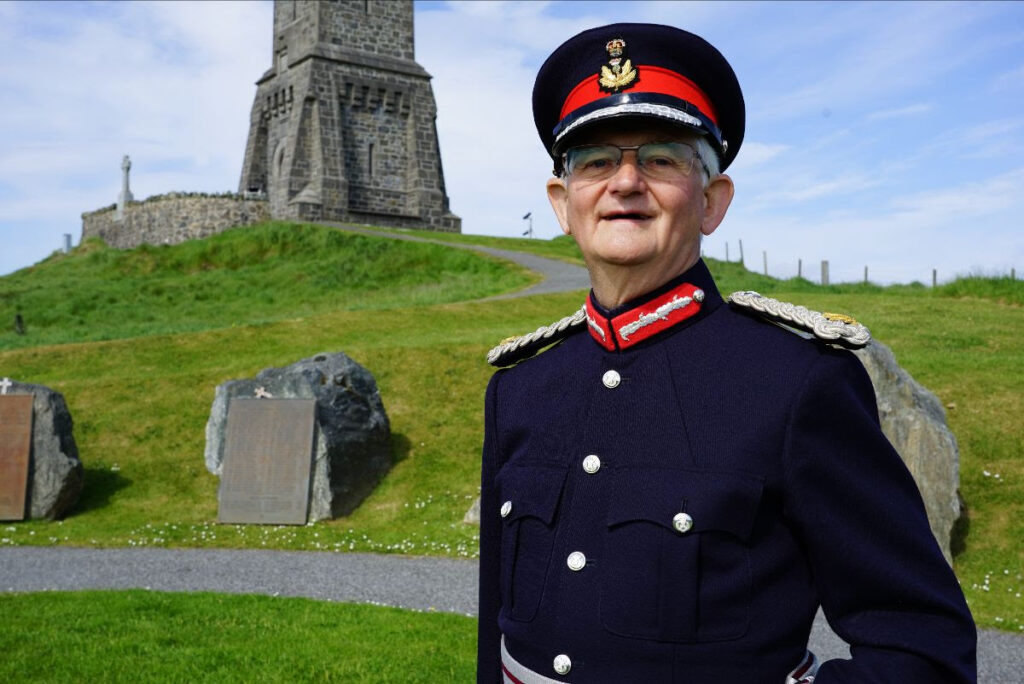 The programme follows the work of long-time Lord Lieutenant of the Western Isles, Donald Martin, pictured, in his last six months in the position. NO F26 Donald Martin