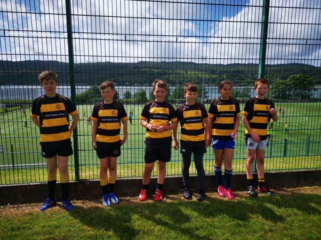 Young Lochaber rugby players hit the ground running