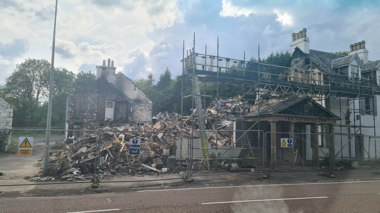 Rebuild of fireravaged Taynuilt Inn begins The Oban Times
