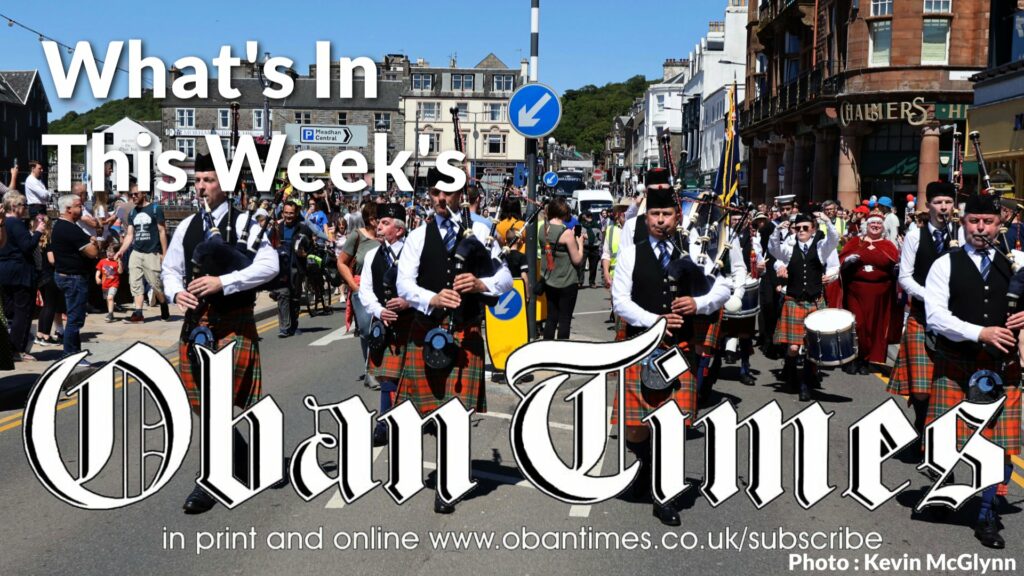 What’s In This Week’s Oban Times 8th June 2022
