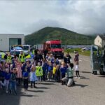 Members of the emergency services received a warm welcome at Caol Primary School recently. NO F27 police in Caol
