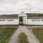 One of the old cattle shelters from the Great Glen Cattle Ranch, which sit alongside the A82 north of Fort William. NO F32 Cattle Shelter