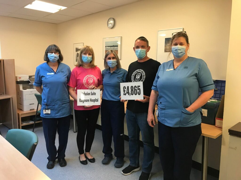 Skye couple’s walk raises almost £5k for hospital’s Infusion Suite