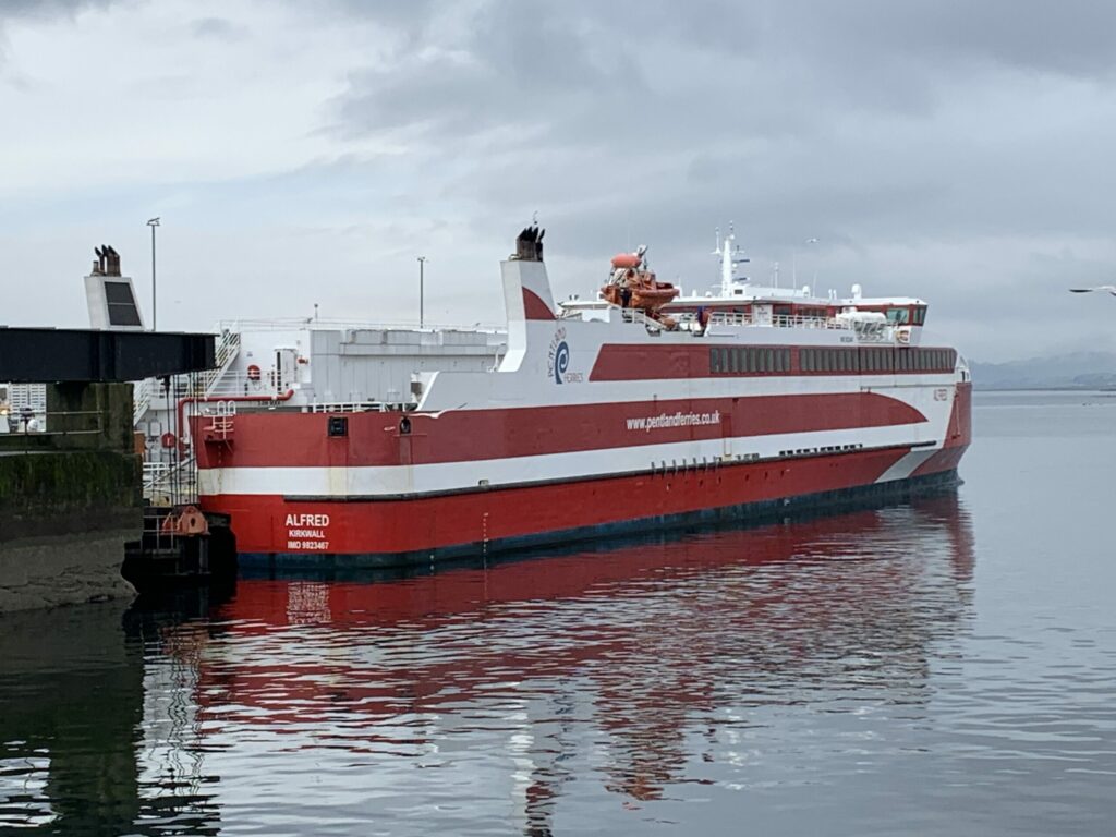 Alfred Debuts With CalMac On Arran Ferry Route - The Oban Times