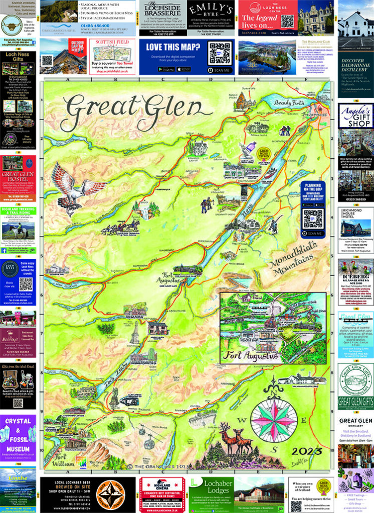 Great Glen and Inverness Maps 2023