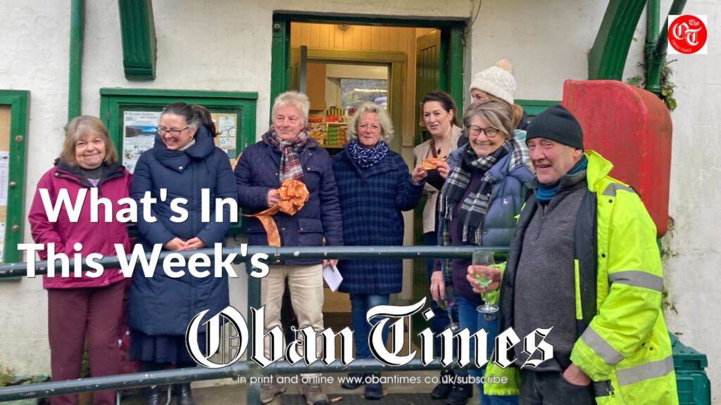 What’s In This Week’s Oban Times – 22nd November 2023