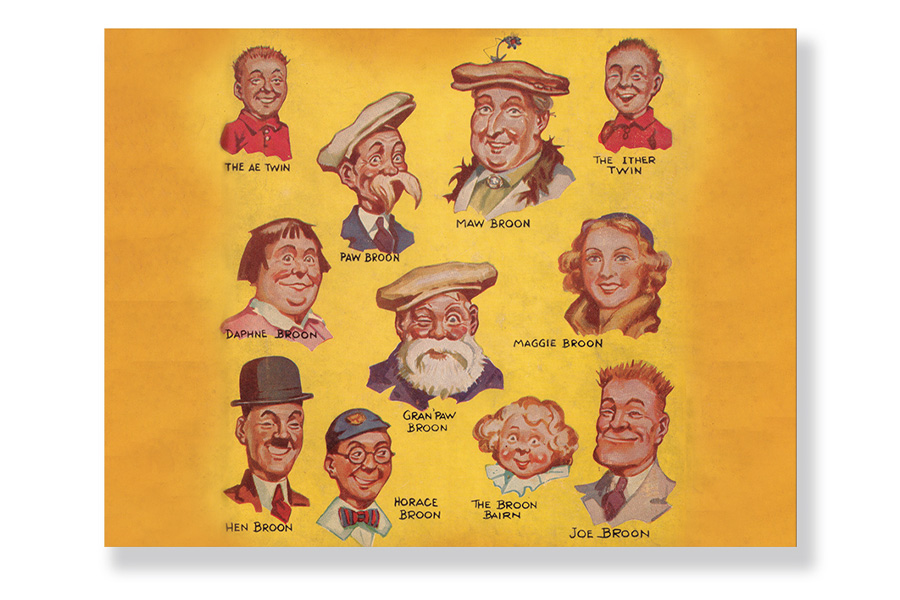The Broons 1940 Annual Cover Canvas