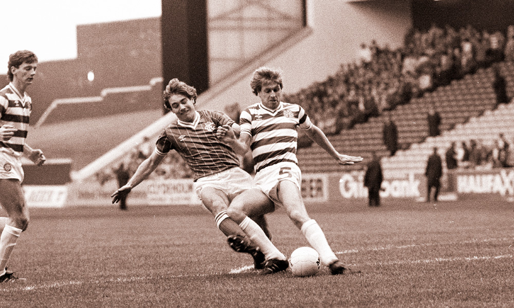 Rangers v Celtic in November 1983