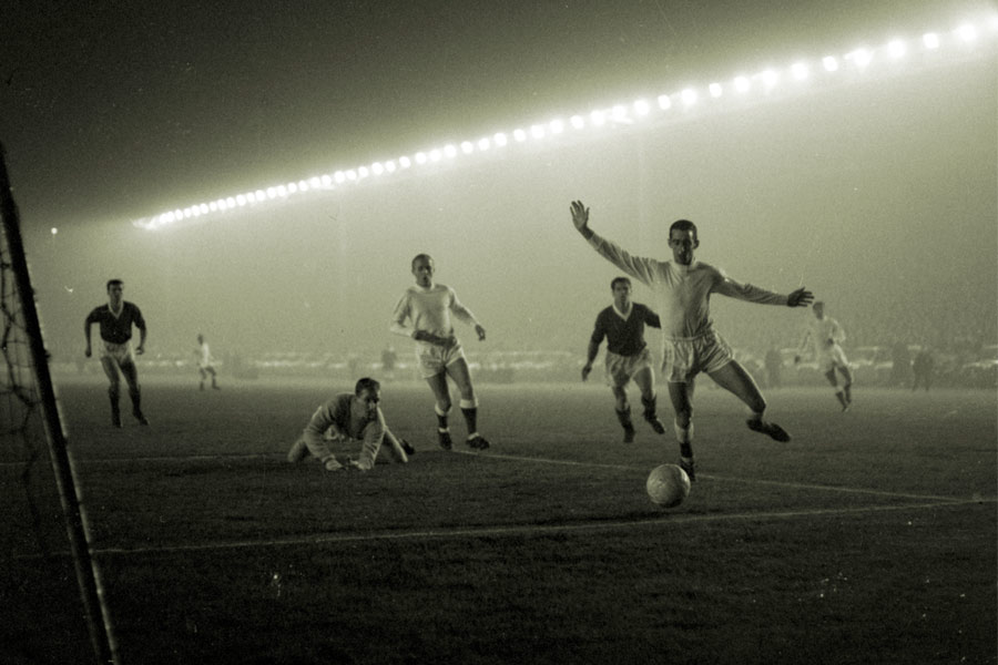 Rangers playing Everton FC in 1963