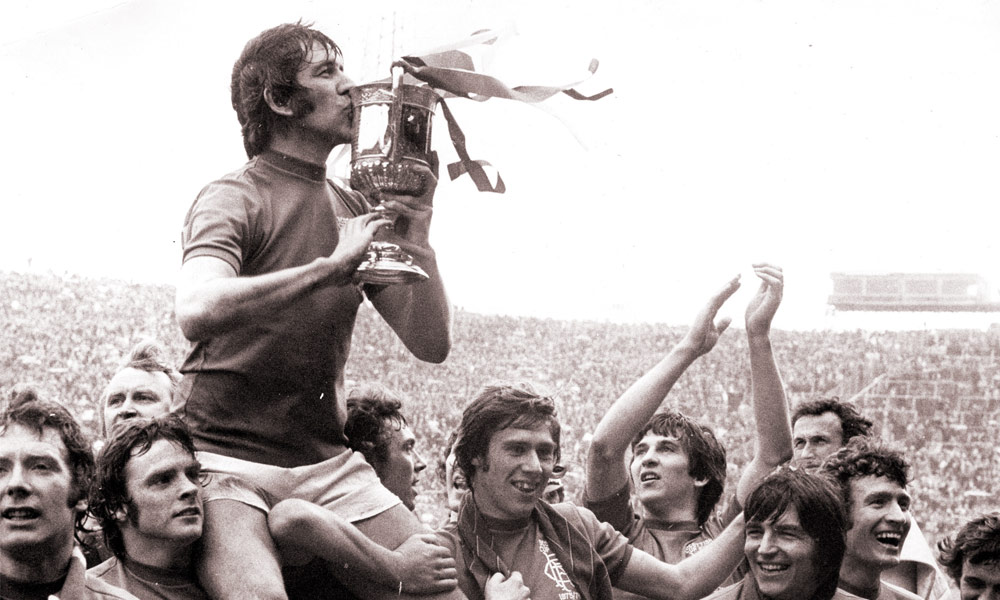 John Greig with the Scottish Cup